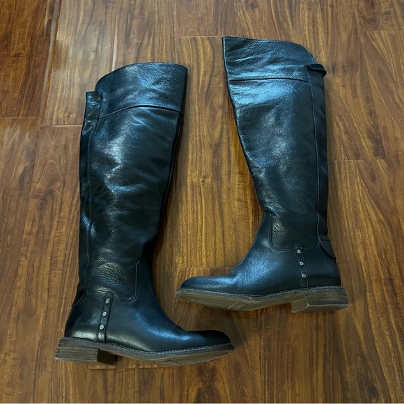 Franco Sarto Women’s Haleen Black Over the Knee Boots size 8 - Picture 9 of 13